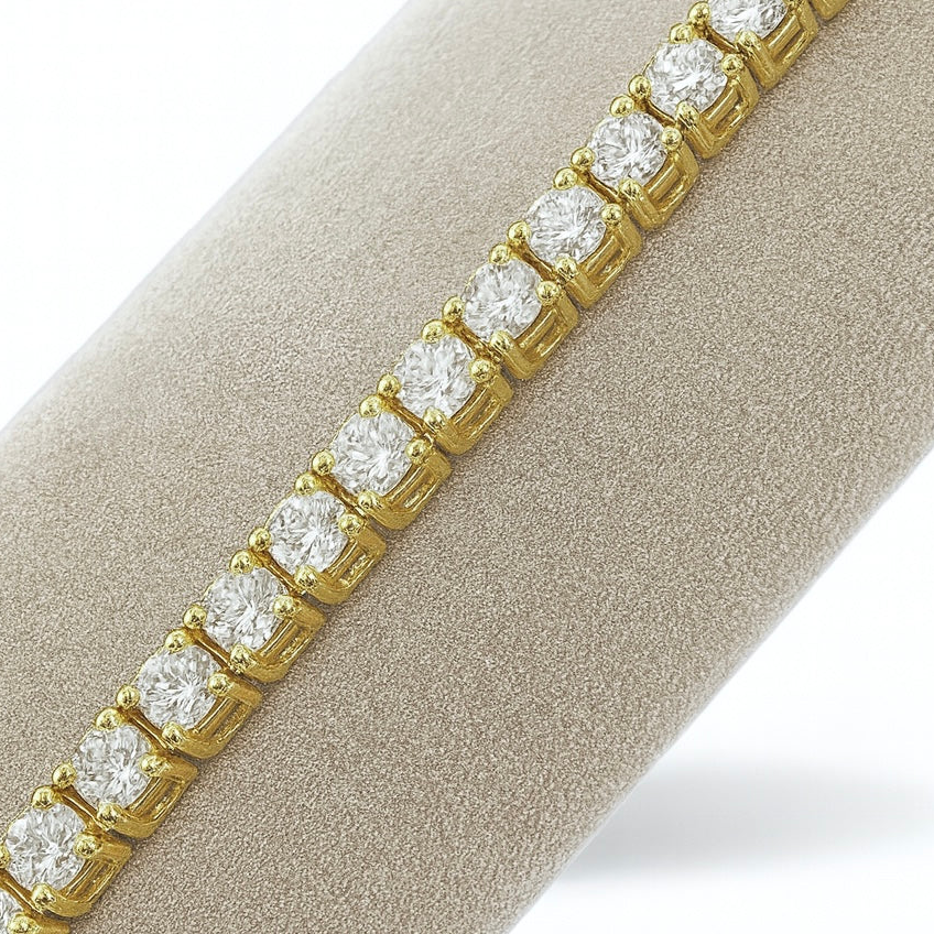 Round Briliant Diamond Tennis Bracelet