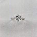 Mixed Cut Diamond Cluster Ring