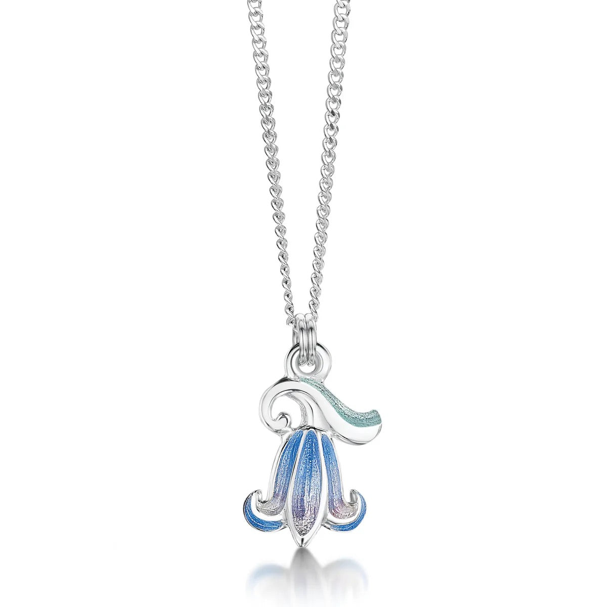 Bluebell Petite Pendant Necklace in Sterling Silver – Jewellery by