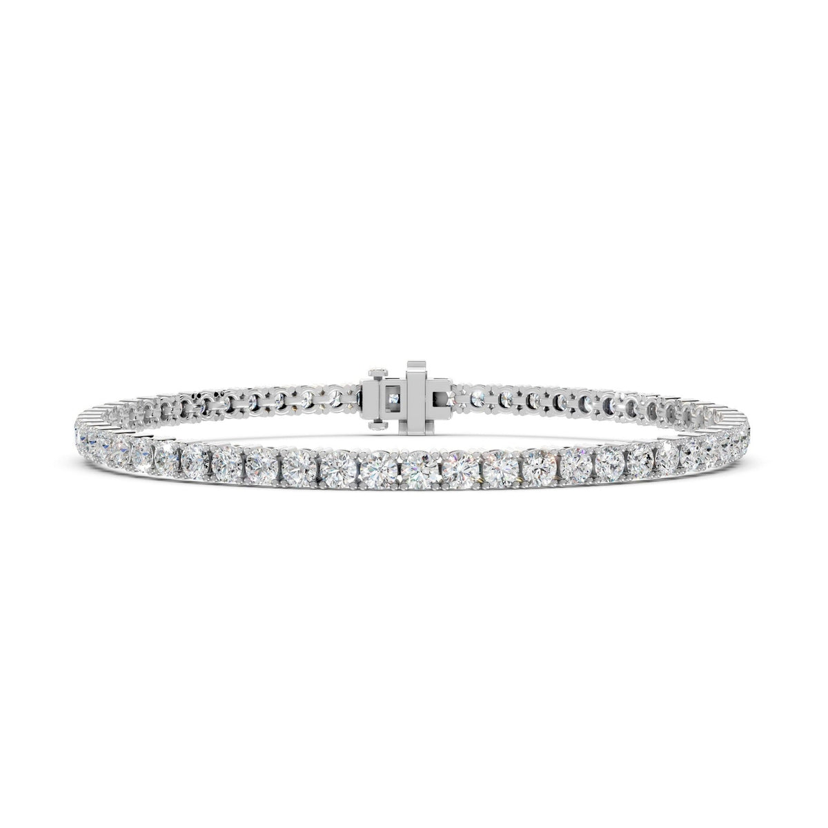 Round Diamond Tennis Bracelet - 3ct