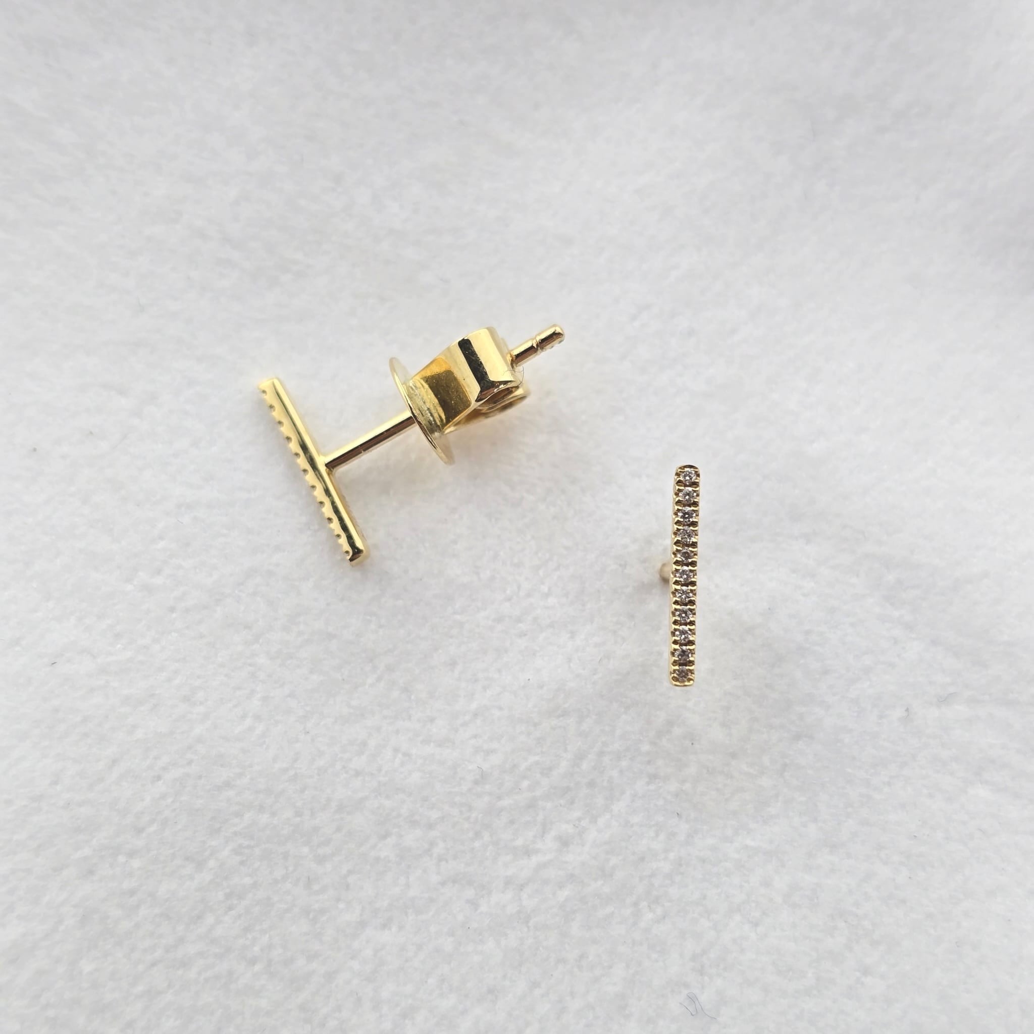 Diamond Slit Studs