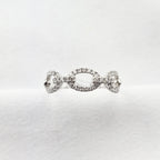 Diamond Buckle Dress Ring