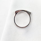 Diamond Set Teardrop Dress Ring