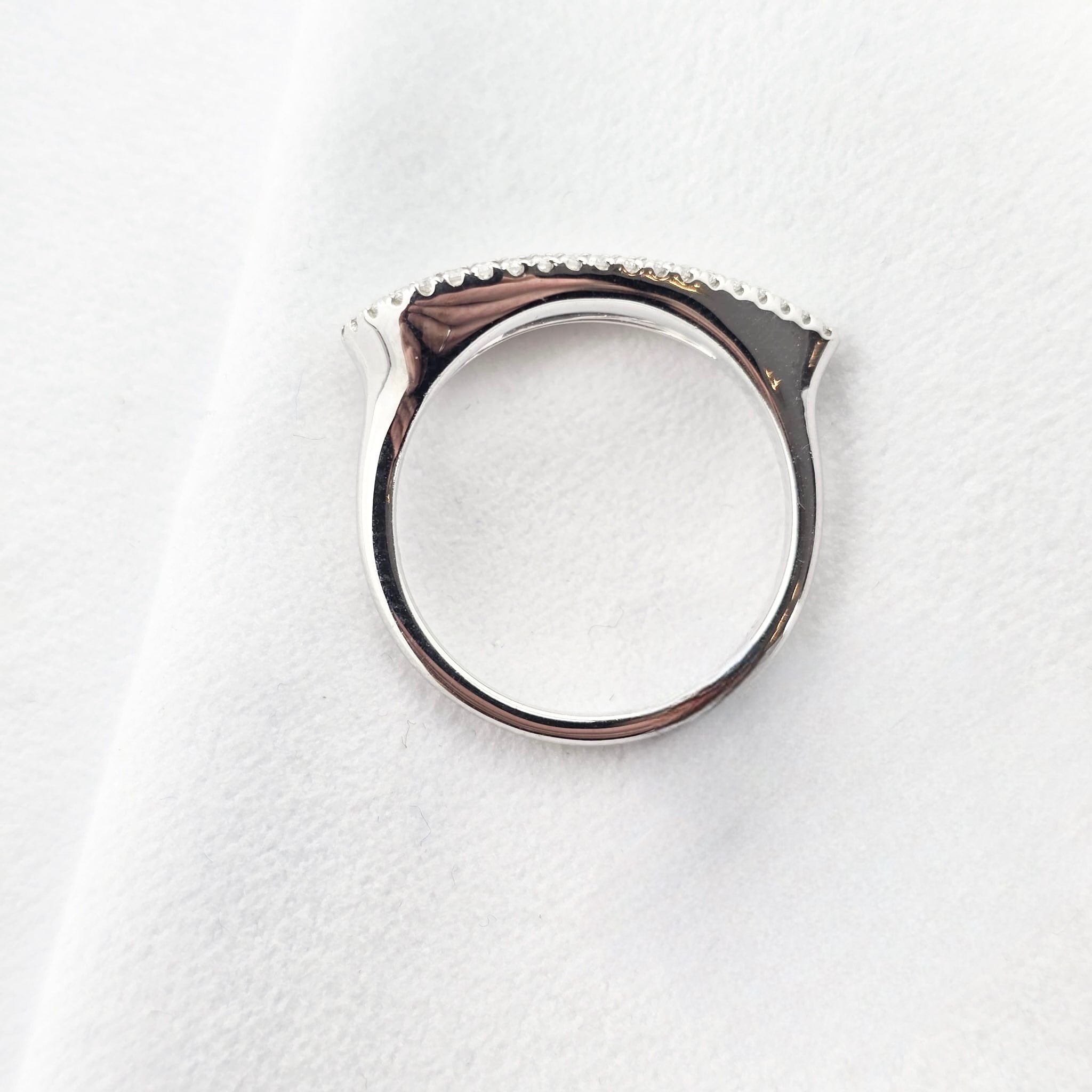 Diamond Set Teardrop Dress Ring