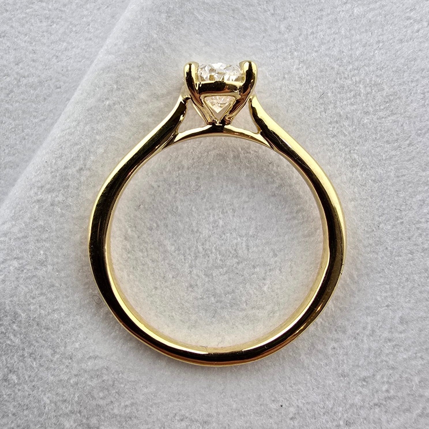 Lab Grown Oval Solitaire