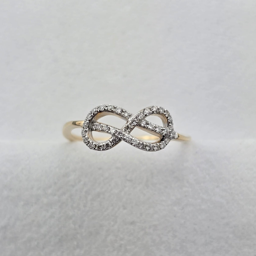 Infinity Style Diamond Ring