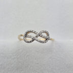Infinity Style Diamond Ring