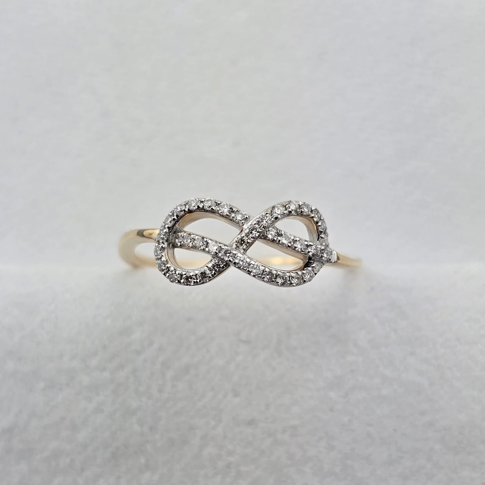 Infinity Style Diamond Ring