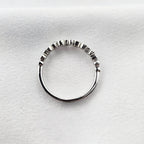 Diamond Bubble Staggered Ring
