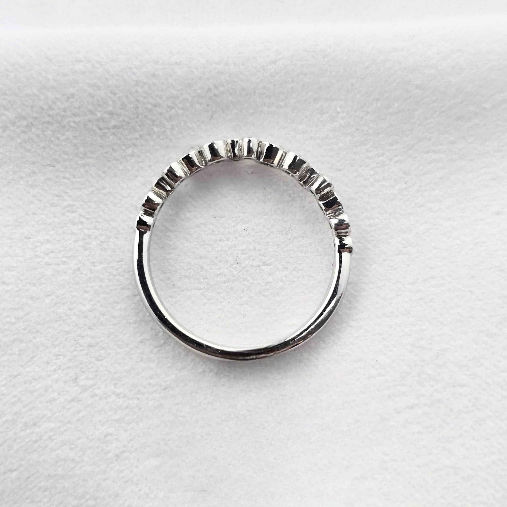 Diamond Bubble Staggered Ring