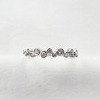Diamond Bubble Staggered Ring