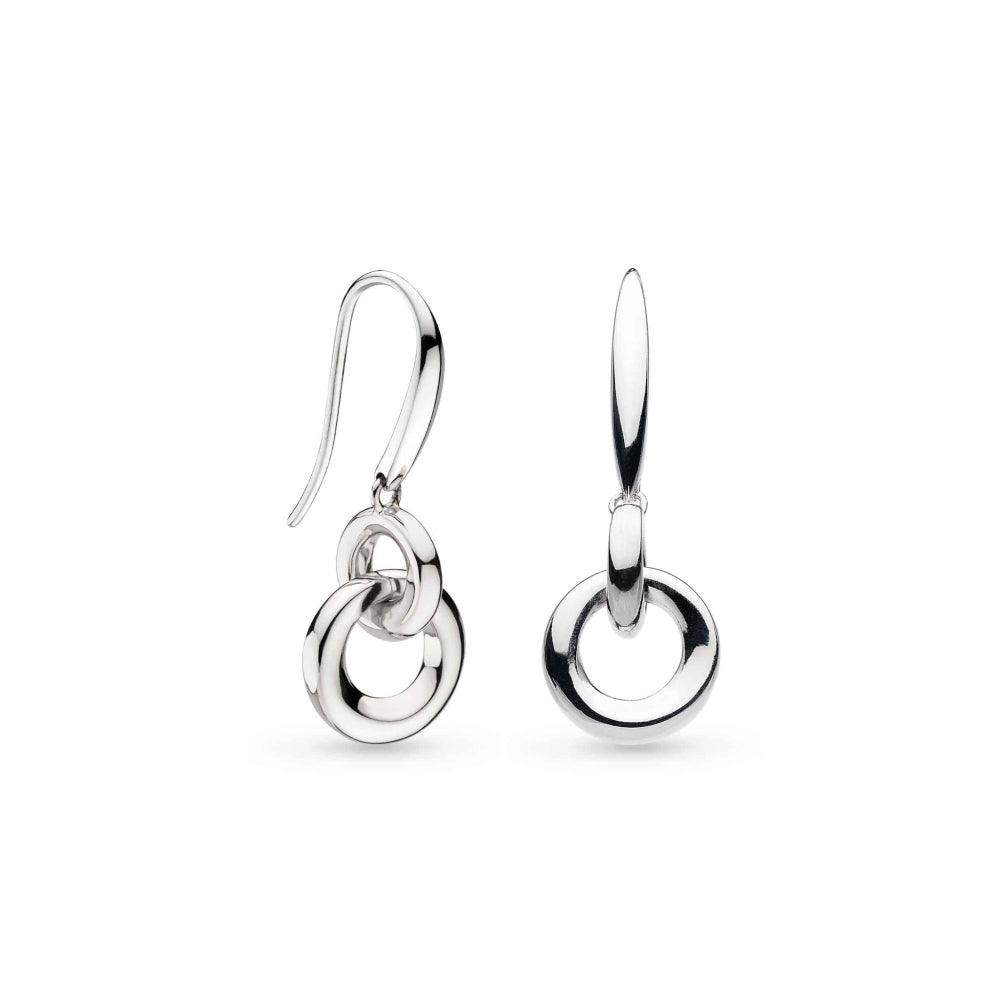 Bevel Cirque Link Drop Earrings