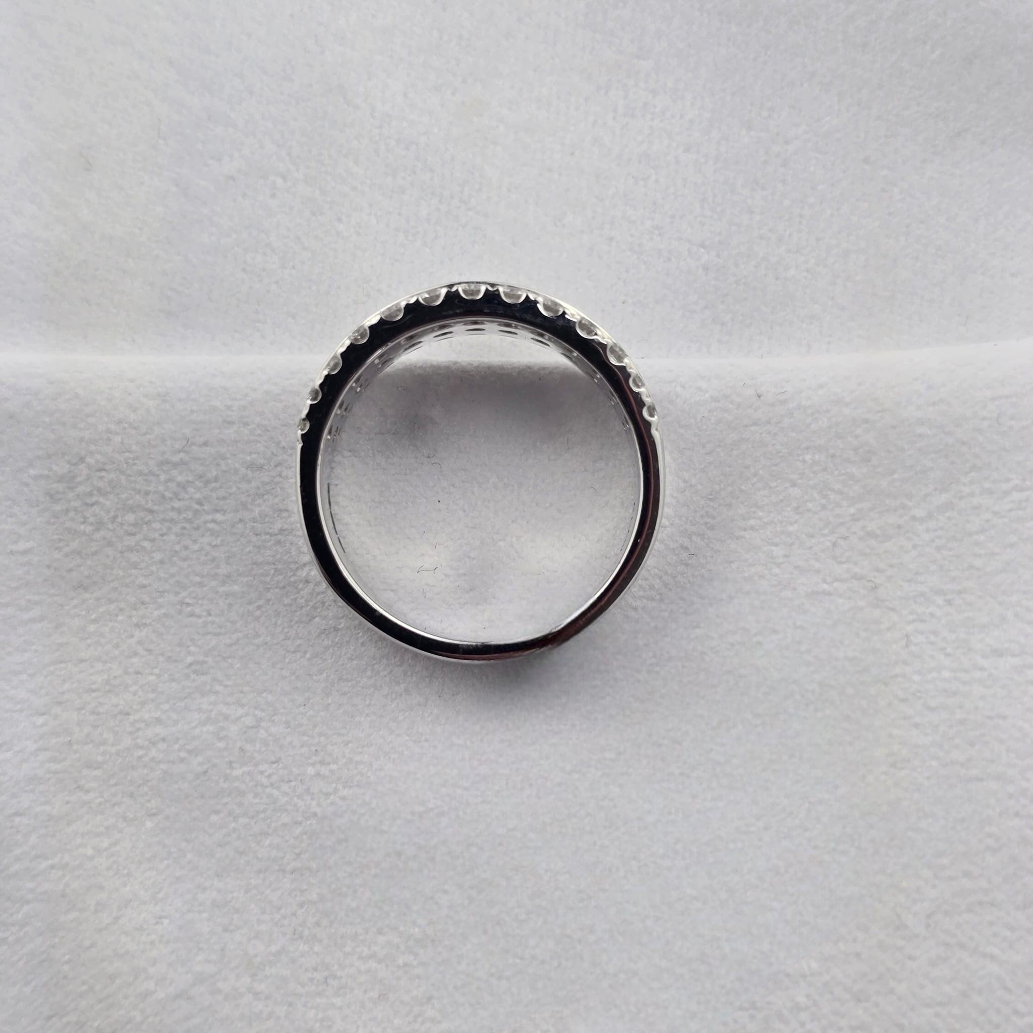 Diamond Triple Row Ring