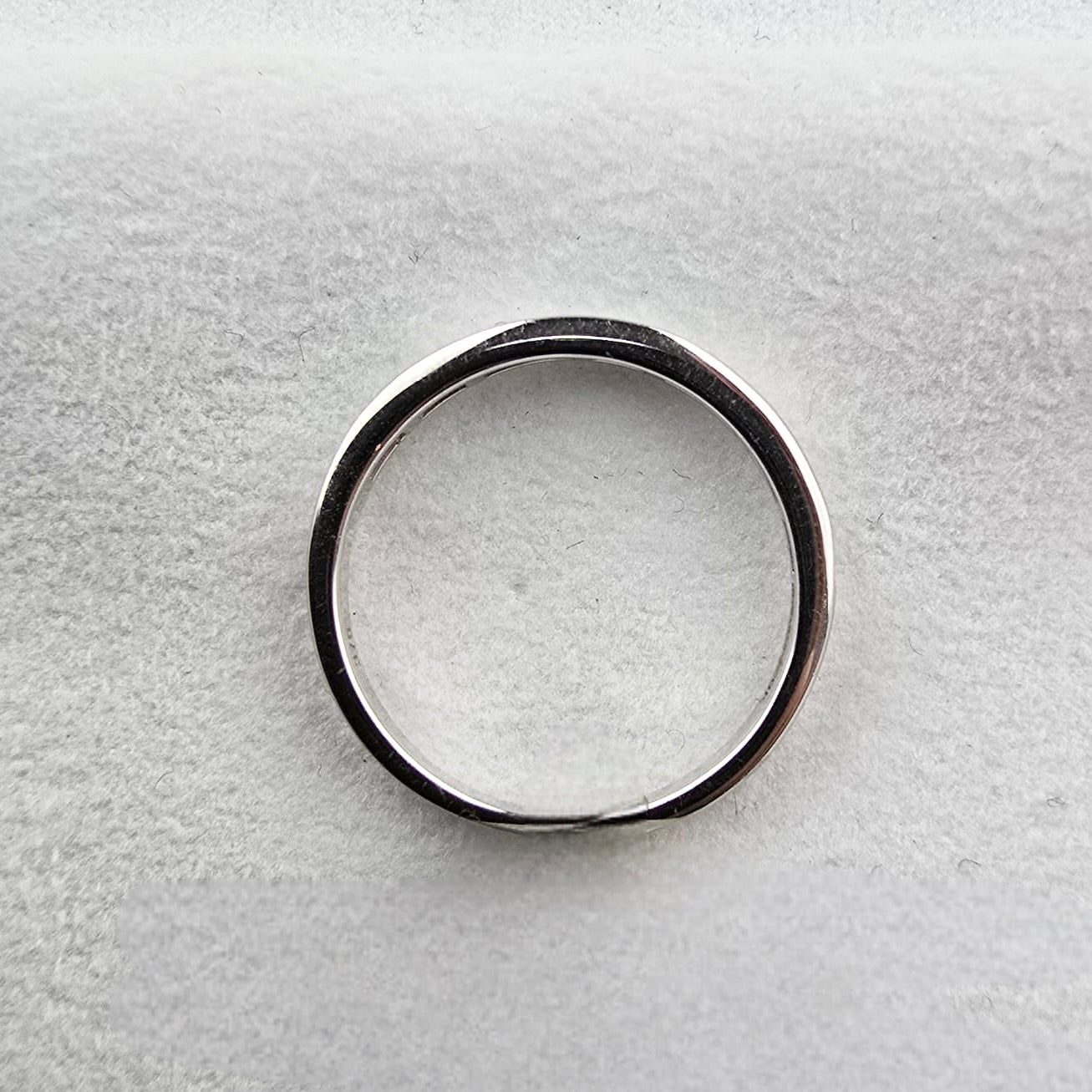 Channel Set Emerald and Diamond Band