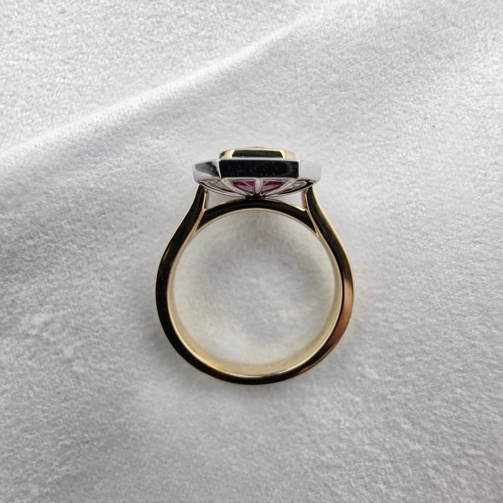 Vintage Ruby and Diamond Ring