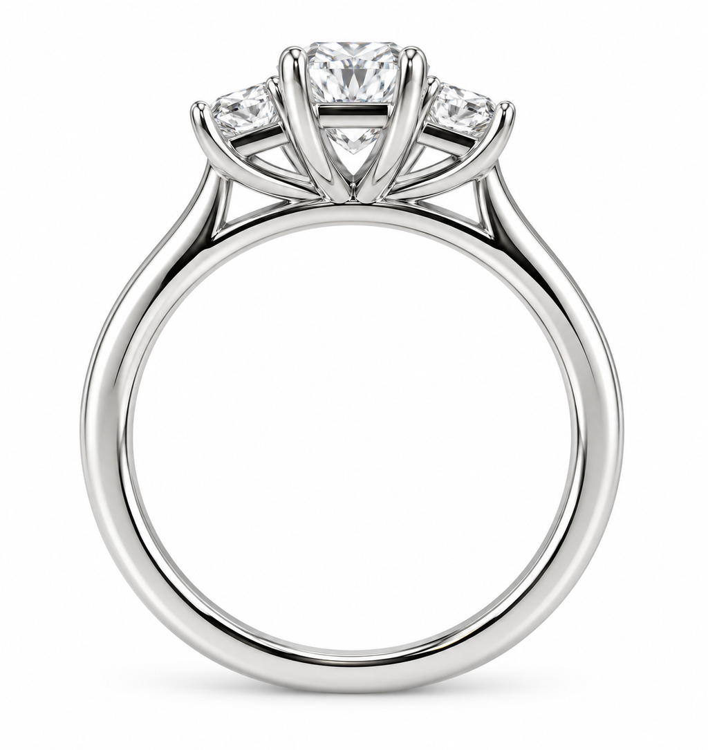 Cushion Diamond Trilogy