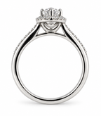 Marquise Diamond Halo Ring