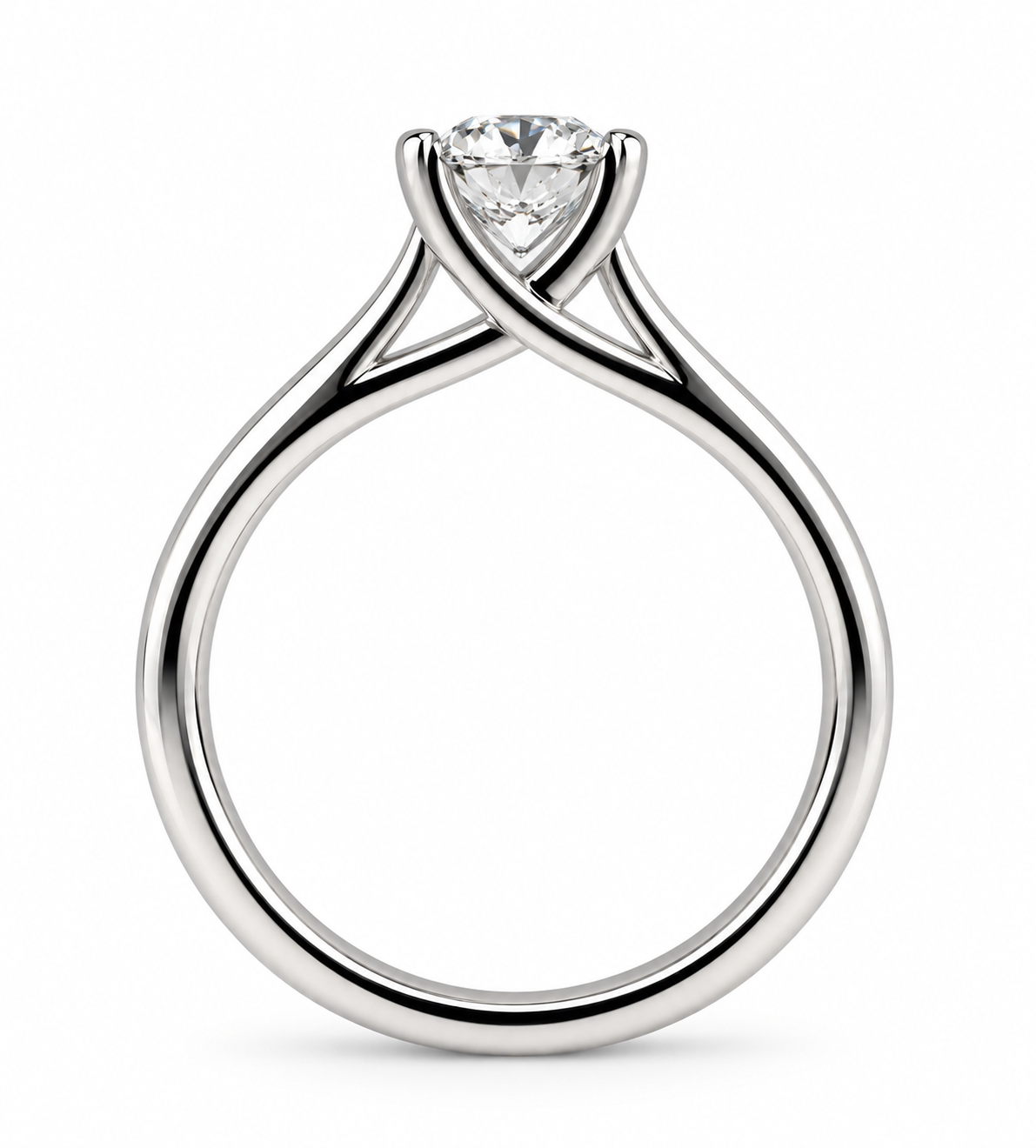 Round Diamond Solitaire Ring