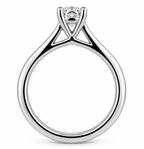 Pear Diamond Solitaire Ring