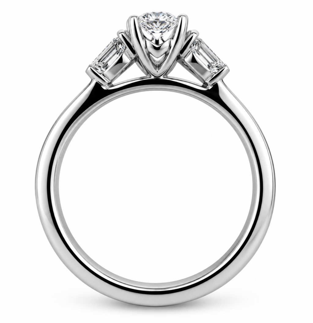Oval and Pear Diamond Trilogy