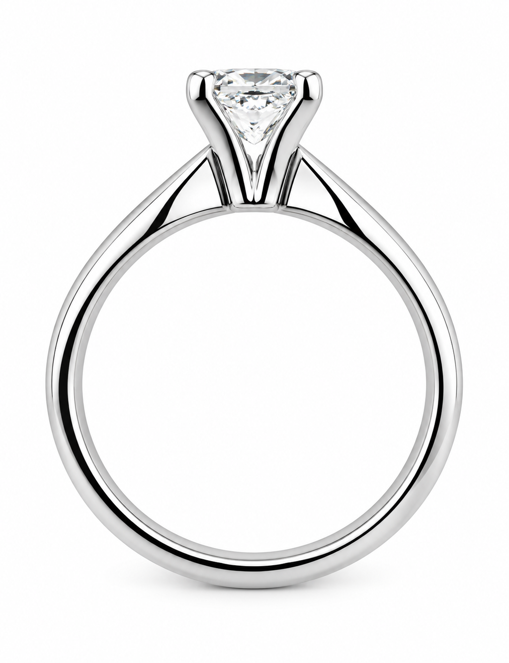 Princess Diamond Solitaire Ring