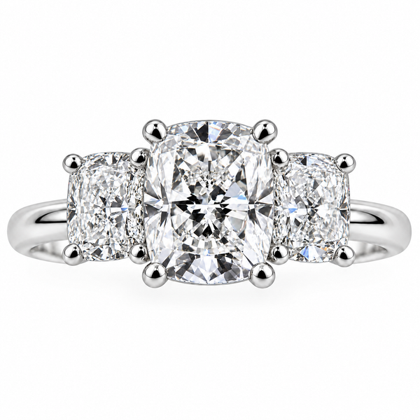 Cushion Diamond Trilogy