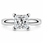 Princess Diamond Solitaire Ring