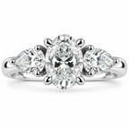 Oval and Pear Diamond Trilogy