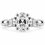 Oval and Pear Diamond Trilogy