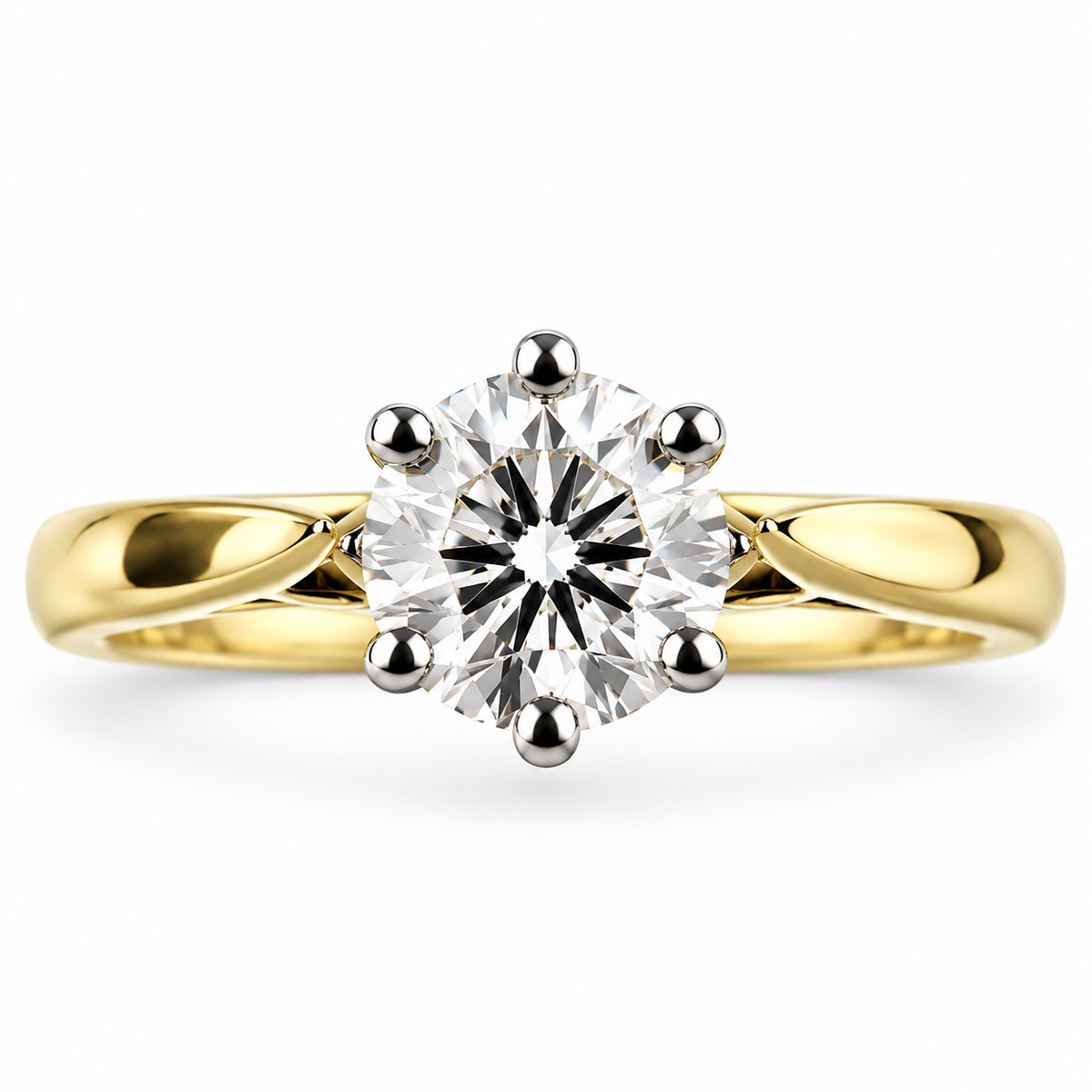 Round Diamond Solitaire Ring