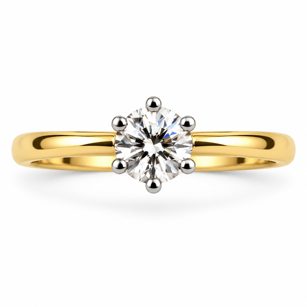 Round Diamond Solitaire Ring