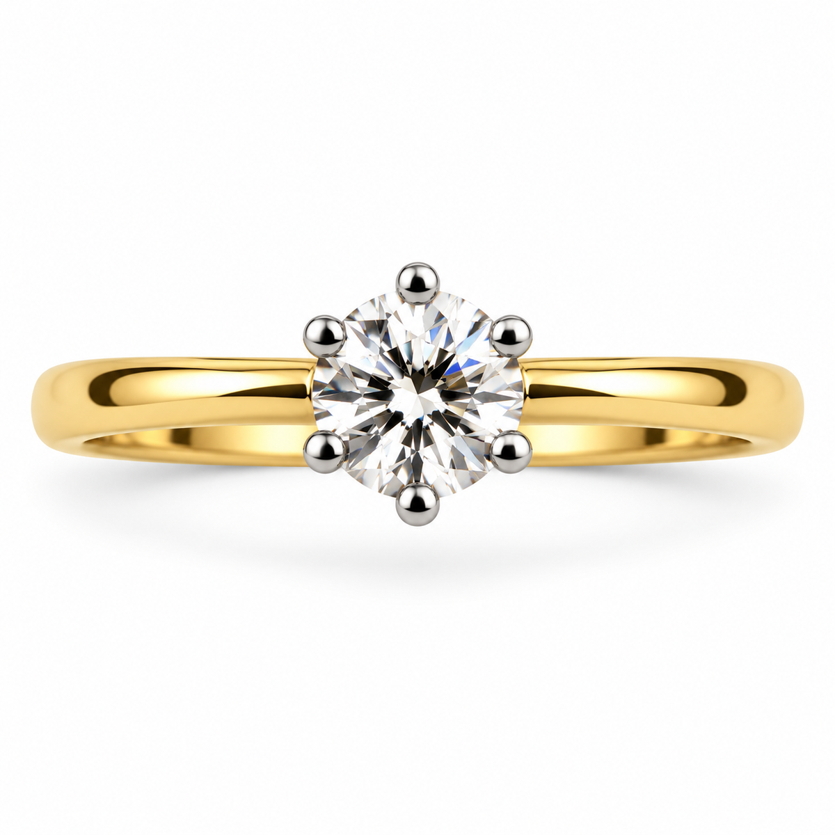 Round Diamond Solitaire Ring