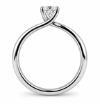 Pear Diamond Solitaire Ring