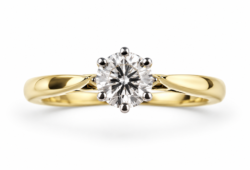 Round Diamond Solitaire Ring