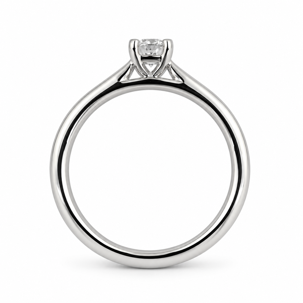 Round Diamond Solitaire Ring