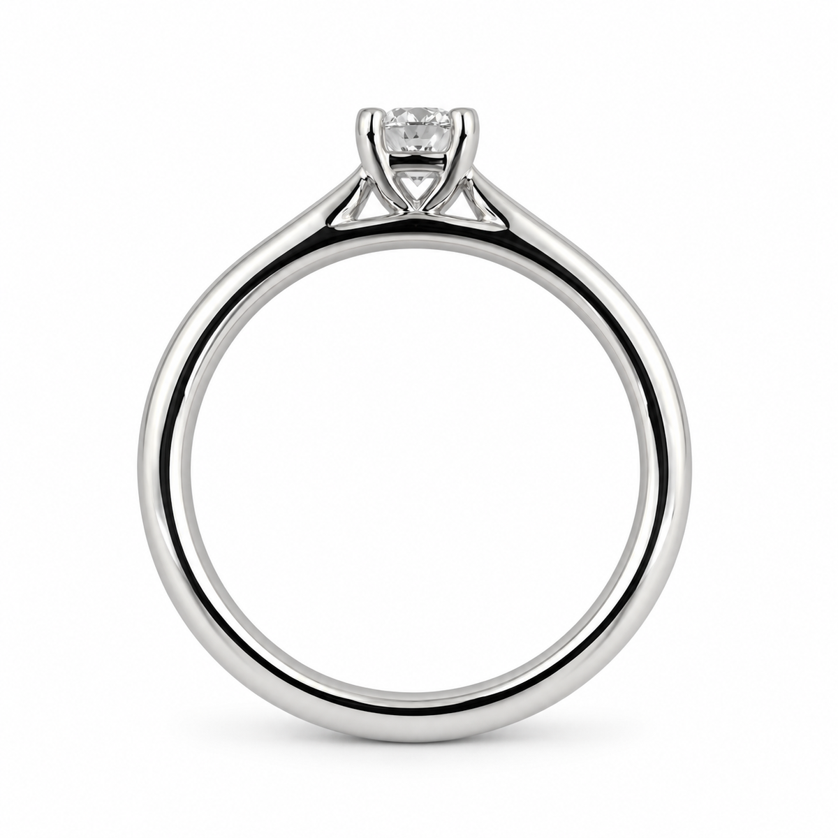 Round Diamond Solitaire Ring