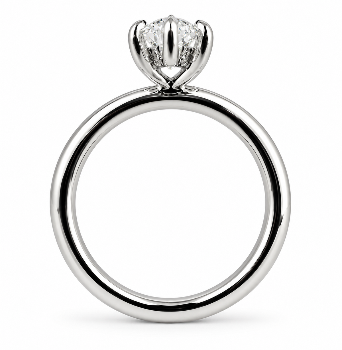 Lab Grown Marquise Hidden Halo Solitaire