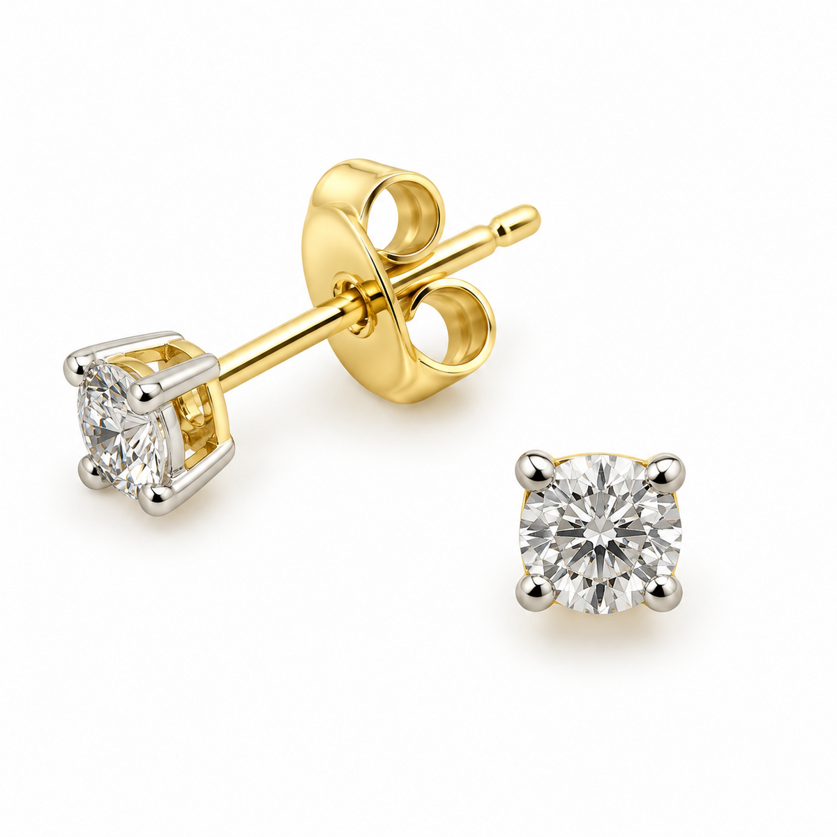 Diamond Stud Earrings