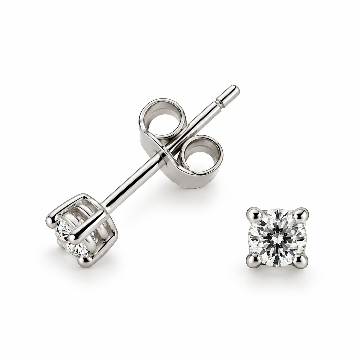 Round Brilliant Diamond Studs