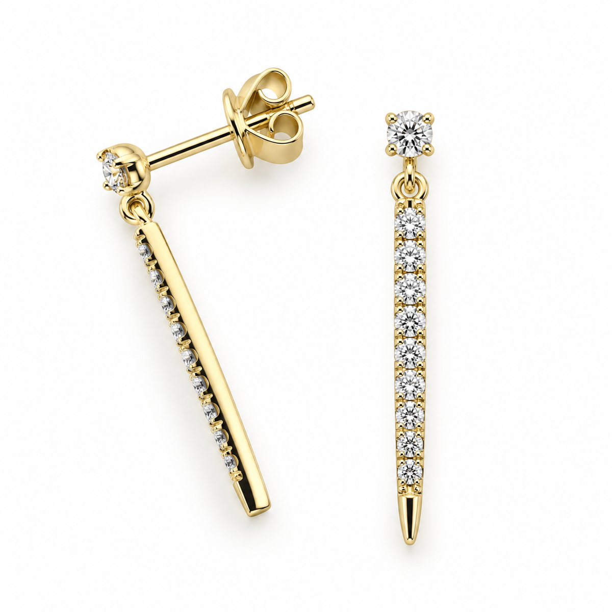 Diamond Drop Earrings