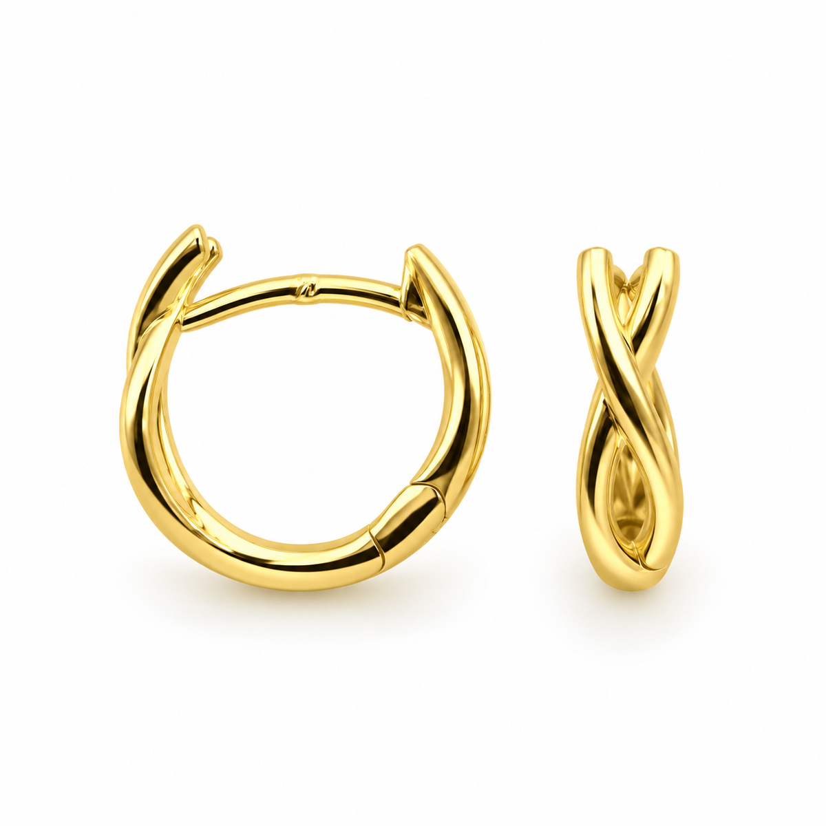 Twist Micro Hoop