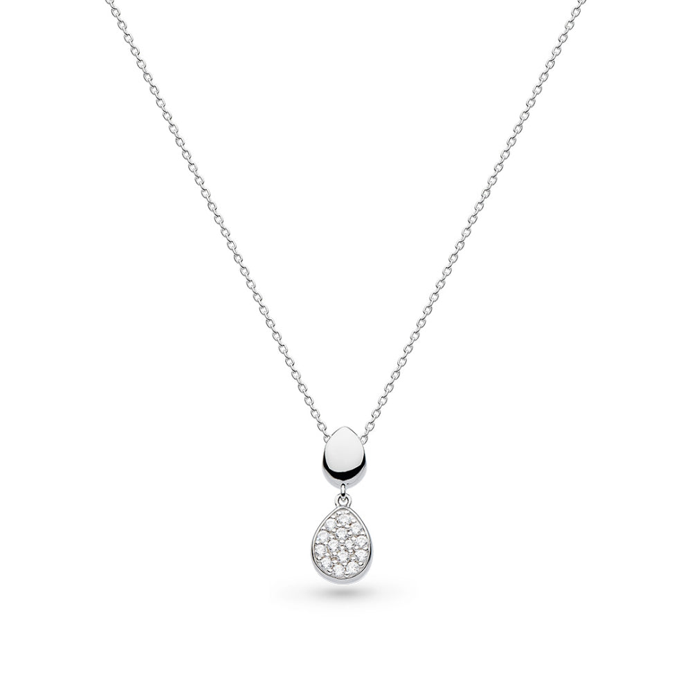 Coast Pebble Glisten Pavé Necklace