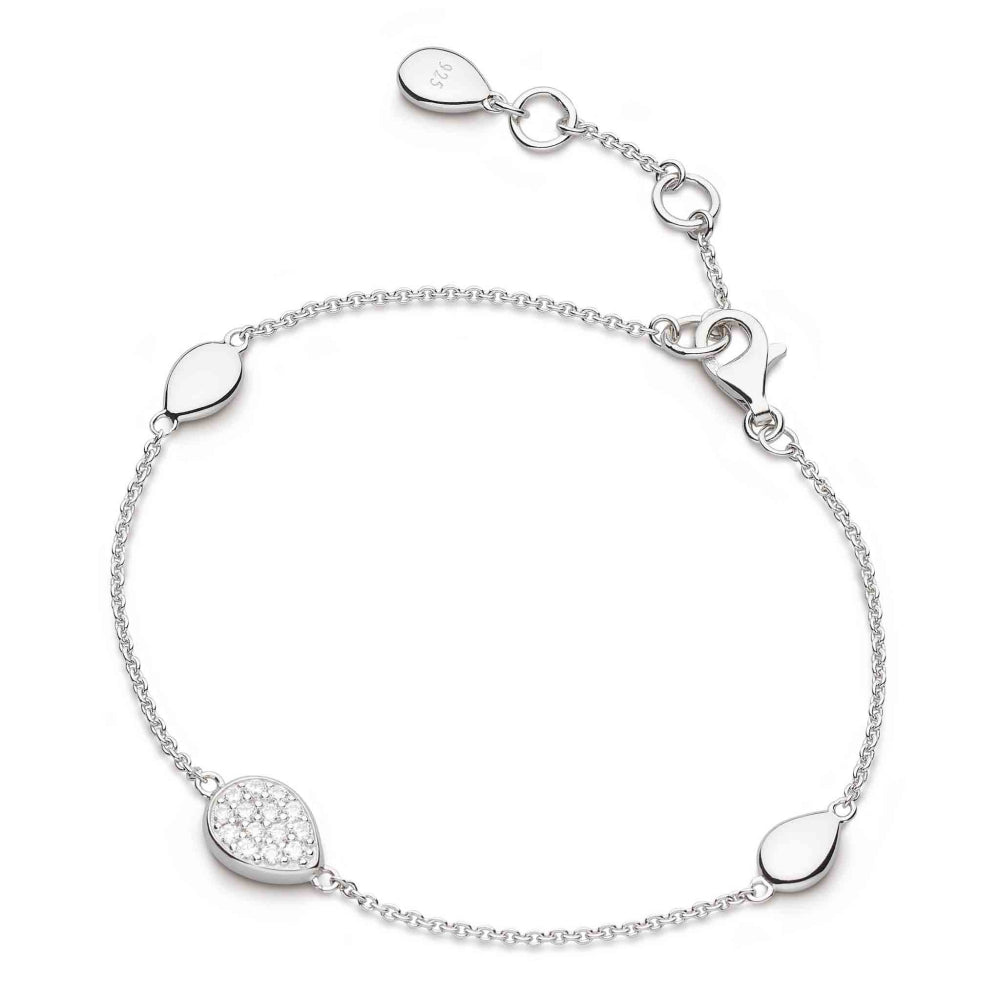 Coast Pebble Glisten Pavé Station Bracelet
