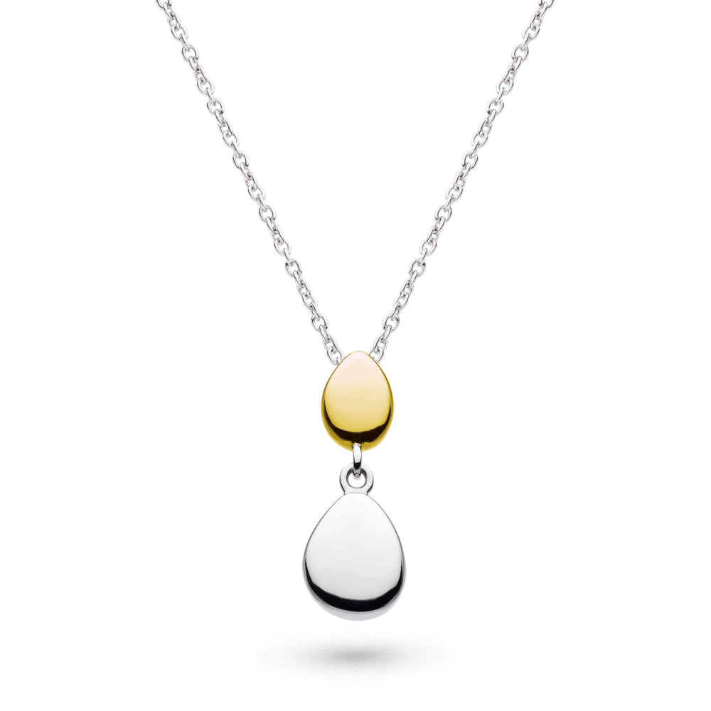 Coast Pebble Golden Necklace