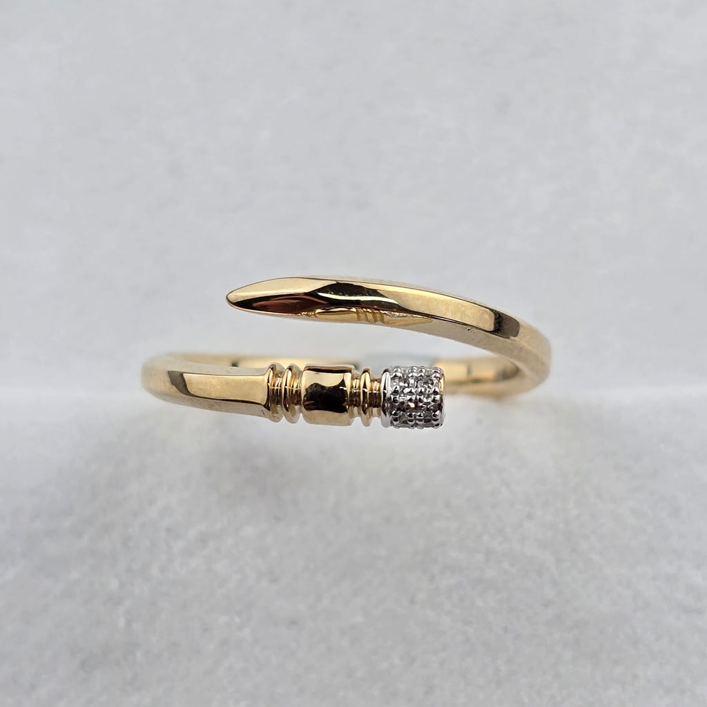 Nail Design Diamond Ring