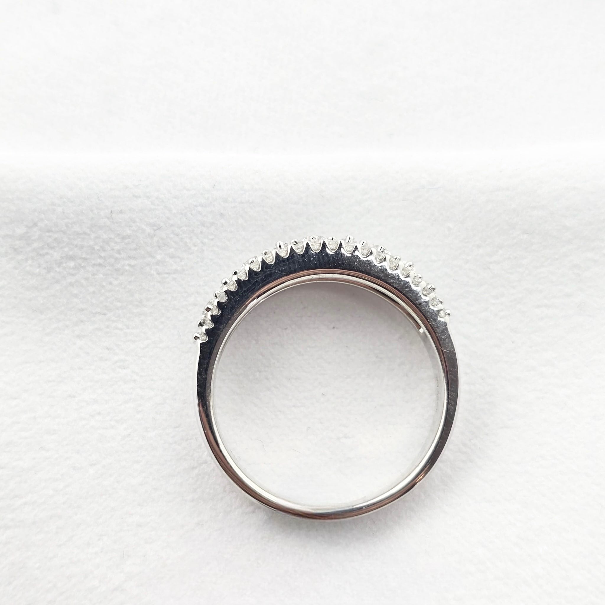Mixed Cut Open Diamond Dress Ring