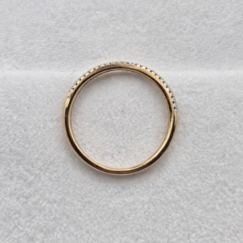 Open Kiss Diamond Ring