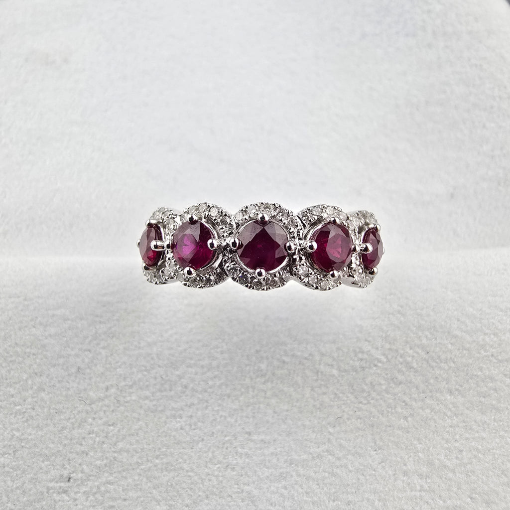 Ruby and Diamond Dress Ring