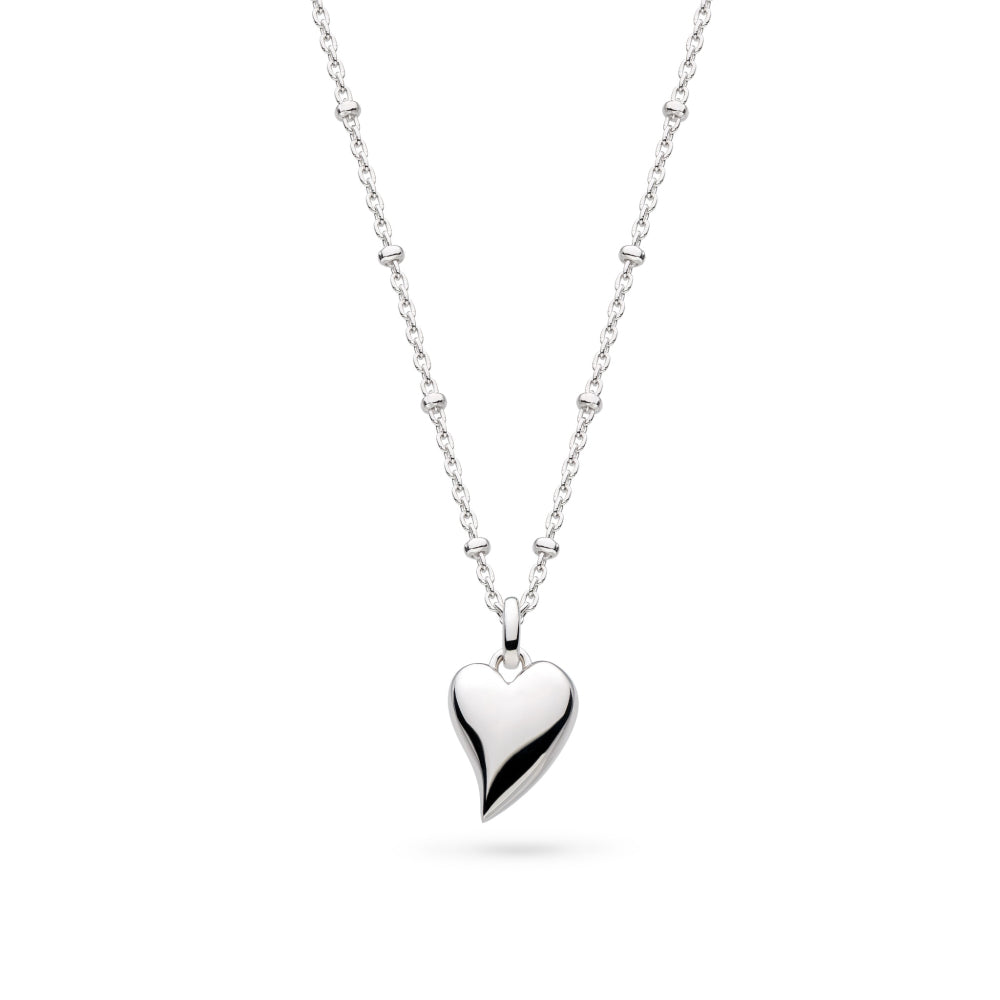 Desire Kiss Midi Heart Ball Chain Necklace