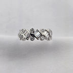 Bar Set Baguette Diamond Dress Ring